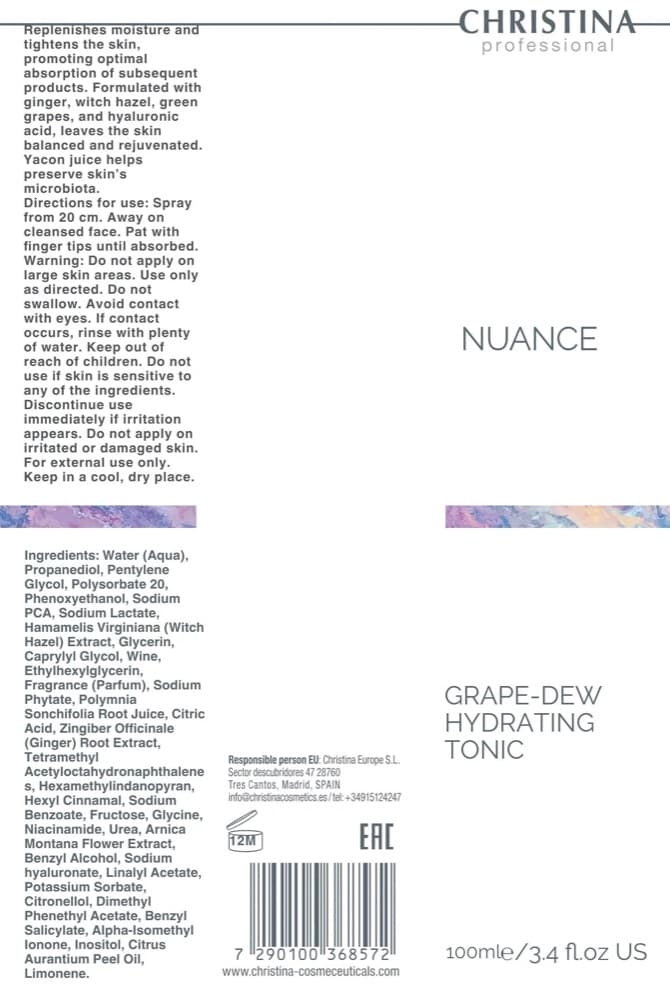 Nuance Grape-dew Hydrating Tonic — 4