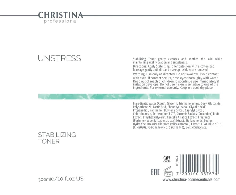 Unstress Stabilizing Toner — 4