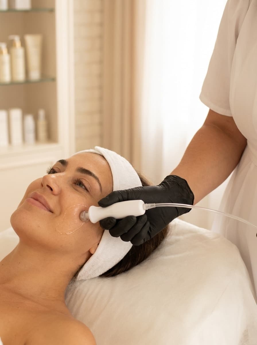 Ritual facial glow con efecto luminoso en Jade Esthétique